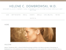 Tablet Screenshot of helenedombrowskimd.com